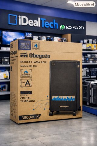 Estufa de Gas Orbegozo HBF100 3800W