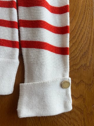 Jersey Pedro del Hierro rayas rojo y blanco