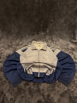 Chaqueta adidas Azul y Gris