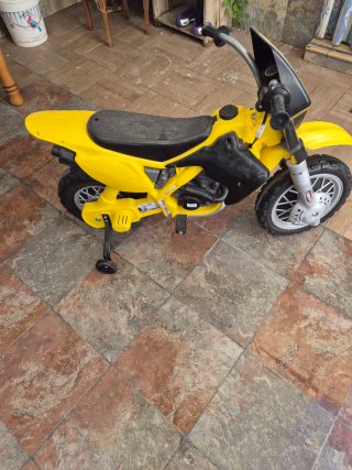 Moto Eléctrica Infantil Amarilla