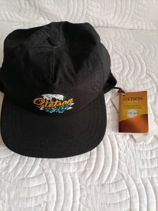 Gorra Stetson Negra con Protección UV