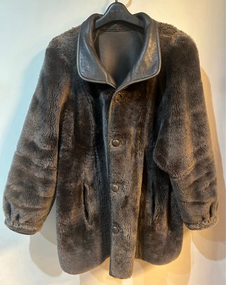 Chaqueta Reversible de Ovino y Pelo Sintético