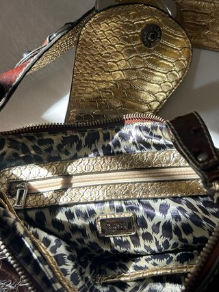 Bolso Guess Vintage Monograma Marrón