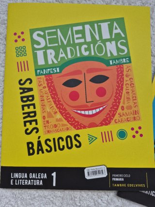3 cuadernillos 1° Primaria: Mate, galego y science