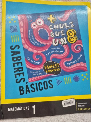 3 cuadernillos 1° Primaria: Mate, galego y science