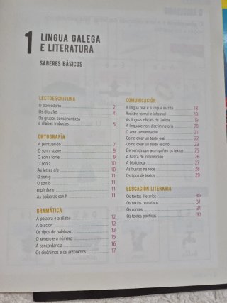 3 cuadernillos 1° Primaria: Mate, galego y science