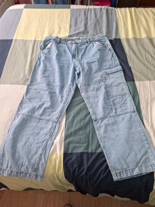 Pantalón Vaquero Ancho Mango