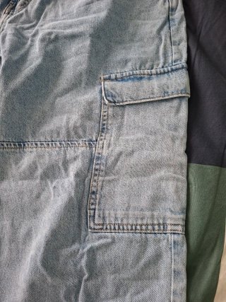 Pantalón Vaquero Ancho Mango