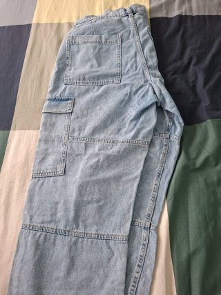 Pantalón Vaquero Ancho Mango
