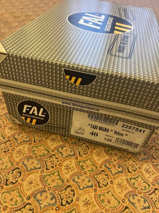 Zapatos de Seguridad FAL Talla 40