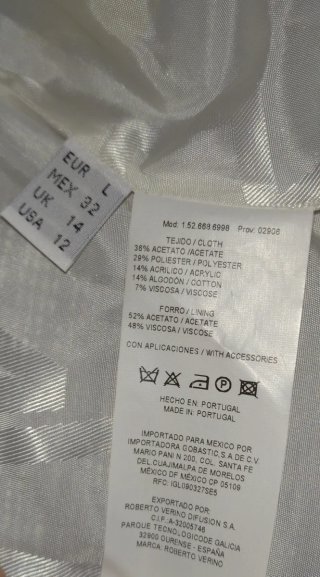 Traje Roberto Verino