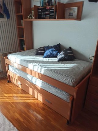 Cama Nido con Cajones y Colchones