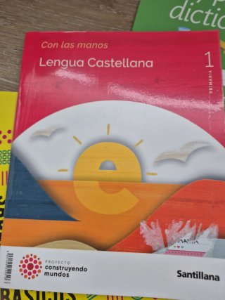 4 cuadernos 1°Primaria: Mate galego lengua science
