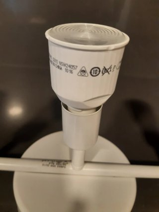 Lámpara de Techo Blanca con 3 Focos Orientables.