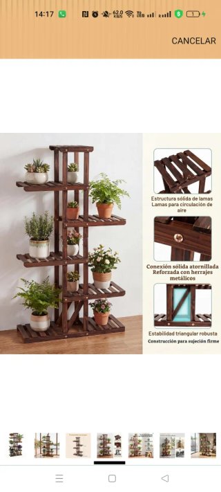 Estantería para Macetas