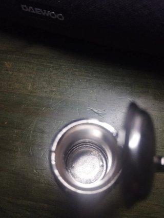 Mini jarra peltre Suiza vintage