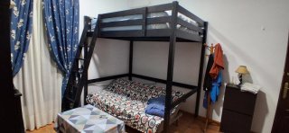 Cama nido de madera grande para colchón de 135