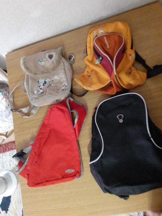 Lote cuatro Mochilas