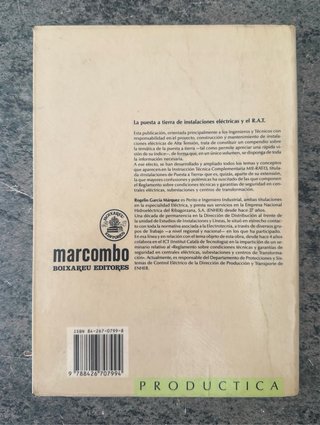 Libro La puesta a tierra de instalaciones eléctric
