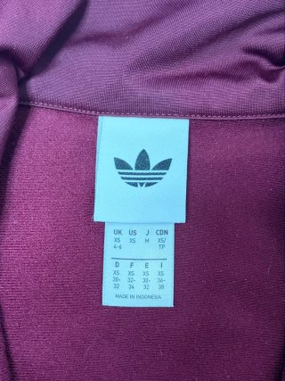 Chaqueta Adidas Originals Firebird burdeos