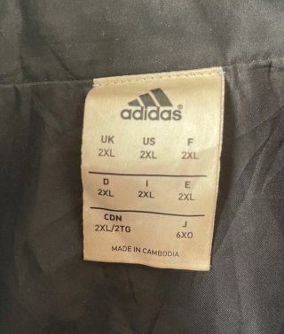Chaqueta Adidas Negra y Gris