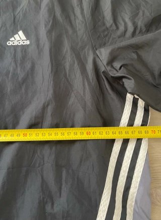Chaqueta Adidas Negra y Gris