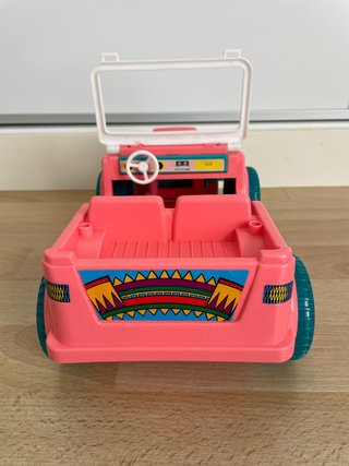 Jeep Barbie Vintage 1987 Arco/Mattel Rosa