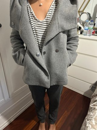 CHAQUETA Zara Gris Talla S