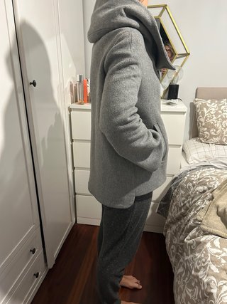 CHAQUETA Zara Gris Talla S