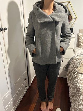 CHAQUETA Zara Gris Talla S