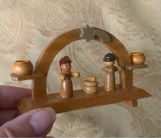 Pequeño Belén Sajonia Madera