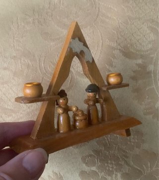 Pequeño Belén Sajonia Madera