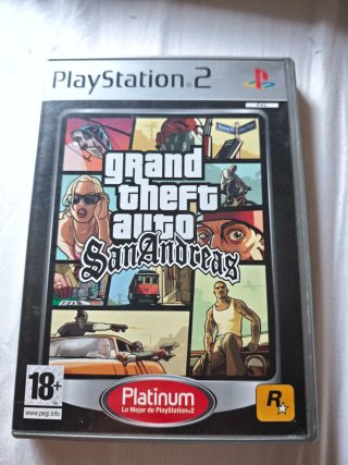 Grand Theft Auto San Andreas PS2 Platinum