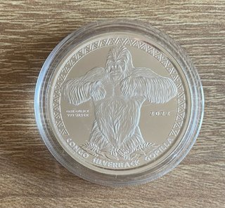 Onza Plata Congo Silverback Gorilla 2022