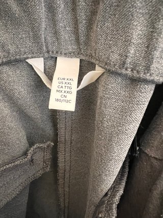 Pantalón premamá vestir gris Talla XXL