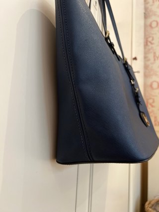 Bolso Michael Kors Piel Saffiano Azul Marino
