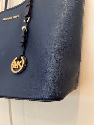 Bolso Michael Kors Piel Saffiano Azul Marino