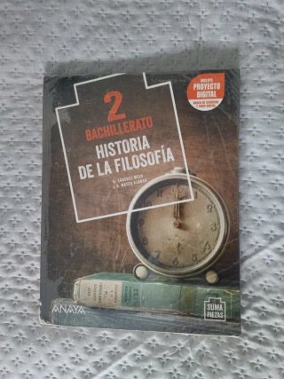 Historia de la filosofía, 2 Bachillerato