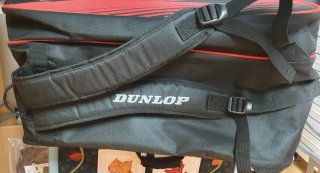 Paletero Dunlop Club Series Negro/Rojo