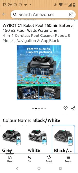 Robot Limpiafondos Piscina WYBOT C1