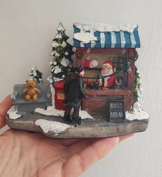 Mini villaggio di Natale decorativo