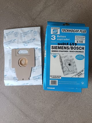 Bolsas de aspirador Daewoo, Siemens, Fagor...
