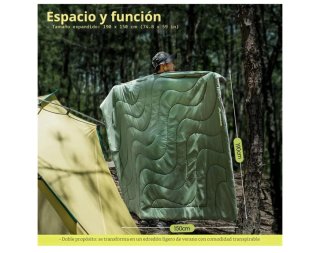 Saco de dormir ultraligero.