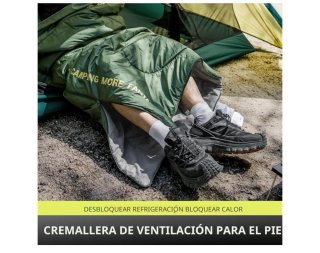 Saco de dormir ultraligero.