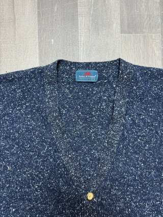 Cardigan Vintage Kappa Blu Taglia L