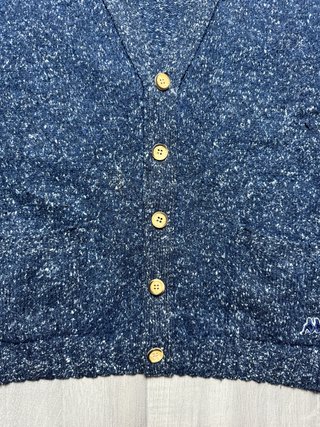 Cardigan Vintage Kappa Blu Taglia L
