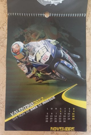 Calendario Valentino Rossi 2012 Edibas