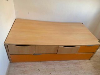 Cama nido con 4 cajones