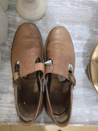 Zapatos de cuero marrón talla 43