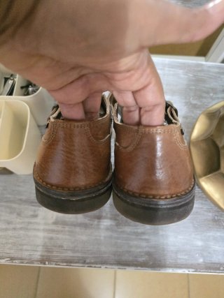 Zapatos de cuero marrón talla 43